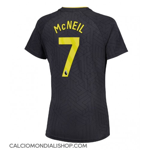 Maglie da calcio Everton Dwight McNeil #7 Seconda Maglia Femminile 2024-25 Manica Corta